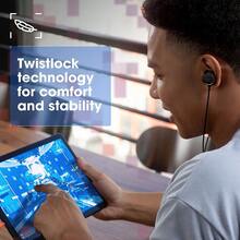 JBL Quantum 50 Wired In-Ear Gaming Earphones With Built-In Microphone Compatible With PC, Game Consoles, Mobile Devices And VR - Black - View 6