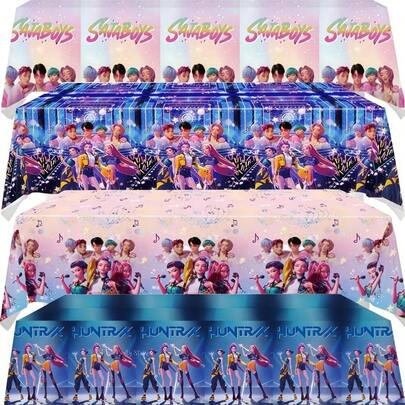 Witch Hunting Theme Party Tablecloth, Multiple Styles, Disposable Waterproof And Stain-Resistant Tablecloth, Party Decorations, Birthday Party Supplies, Perfect For Friends And Couples, Also An Ideal Gift For Valentine's Day, Thanksgiving, New Year, Christmas