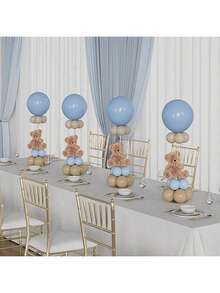 Acrylic Tall Flower Stand, Detachable Flower Rack, Suitable For T-Stage Events Reception Floral Display, Party Decoration Home, Wedding Venue Balloon Display, Wedding Ceremony Floral Display - Clear - View 7