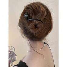 1/2pcs Retro Coffee Pearl Twist Hair Clips, Elegant Hair Accessories For Women, Simple Graceful Styling Clips Perfect For Spring & Summer, Versatile For Daily Wear & Office Commute, Chic Hair Barrettes To Elevate Hairstyles - 彩色 - 查看 7