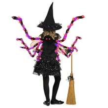 CYPNJeeLeeko Disfraz de Araña gigante de Halloween para niños y adultosMochila de Araña de Peluche con 64 LEDs y Props para Dulces Accesorios y Decoración para HalloweenFashion - como en la foto - Ver 8