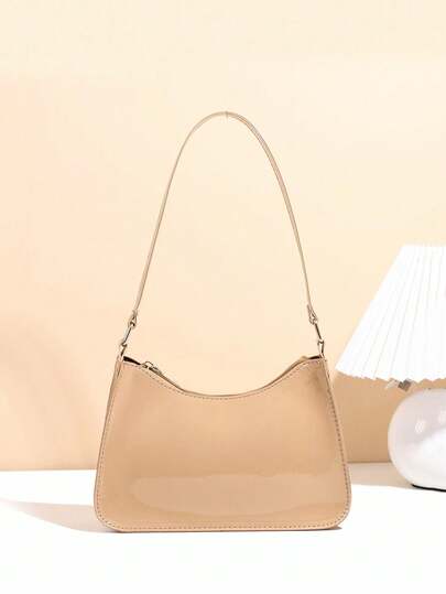 Fashionable & Versatile Minimalist Underarm Baguette Bag