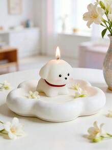 Handmade Soy Wax Dog Shaped Scented Candle Set, Smokeless Candle Gift Box, Creates Relaxing Bedroom Ambiance And Spa Bathroom Environment, Ideal For Pet Lovers, Homeowners, Gift Buyers, Perfect For Valentine's Day, Housewarming, Christmas, Hotel Decor, Romantic Birthday Gift For Friends And Family - Multicolor - View 8