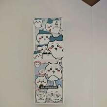 一套/4支日系软萌动漫周边，日系可爱卡通钢架中性笔，按压式，外观精美，学生考试速干黑色笔刷测试笔，学校礼物，送给粉丝、家人和朋友的完美小礼物，情人节礼物，新年礼物，复活节礼物