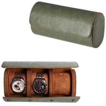 1/2/3 Slot Watch Travel Storage Box, Portable Retro Leather Watch Display Case, Watch Storage Box, Men's Christmas Gift - one-size - View 22
