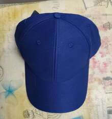 Unisex Basic Plain Adjustable Casual Baseball Cap For Sports, Summer And Sun Protection - Navy Blue - View 4