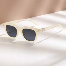 1 Pair Large Frame Unisex Anti-UV Glasses, Suitable For Driving - Multicolor - View 8