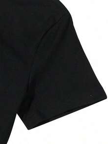 Men's Black Punk Rock Band Graphic-Shirt - Soft% Cotton Vintage Concert Tee With Red Lips & Print, Edgy Casual Short Sleeve Shirt, Washable All-Season Music Fan Apparel, Rock Band Shirts, Weekend Wear, Classic Crew Neck, Durable Print Quality HLX2 - 黑色 - 查看 5