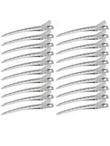 5/10/15/20pcs Hair Clips Set, For Sectioning Hairstyles - Alligator Clips, Suitable For Long Curly Hair And Thick Hair, 24pcs Women Hair Clips, Black Metal Salon Hair Clips, Curling Iron Clips, Hair Clamps, Back To School, Travel Essentials, Women Hair Accessories, Hair, Travel, Hairstyling Products, Hairstyling Tools, Hairstyling Supplies, Hairstylist, Hairstylist Accessories, Salon, Hairstyling Equipment - View 2