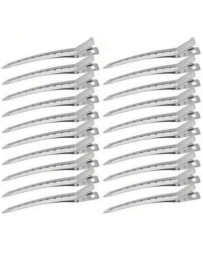 5/10/15/20pcs Hair Clips Set, For Sectioning Hairstyles - Alligator Clips, Suitable For Long Curly Hair And Thick Hair, 24pcs Women Hair Clips, Black Metal Salon Hair Clips, Curling Iron Clips, Hair Clamps, Back To School, Travel Essentials, Women Hair Accessories, Hair, Travel, Hairstyling Products, Hairstyling Tools, Hairstyling Supplies, Hairstylist, Hairstylist Accessories, Salon, Hairstyling Equipment