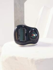 1个/5个/10个装新款计数器，适用于斋月、圣诞节、万圣节、节日、祈祷、居家使用、缓解压力、健身、瑜伽、仓库盘点、戒指计数器、电子计数器、中东阿拉伯语款、便携式指环计数器，佩戴于手指，操作简便。本产品采用纽扣电池供电（已内置纽扣电池）。 - 彩色 - 查看 25