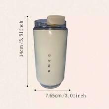 Christmas Gift, Fashionable 260ml Stainless Steel Vacuum Insulated Travel Mug, Reusable Double Wall Coffee Cup, Suitable For Cold & Hot Drinks, Soda, Fruit Tea, Juice, Coffee, Etc.