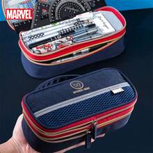 Disney Student Pencil Case, Large Capacity Multi-Functional Stationery Box, Pencil Box With Multi-Layer Storage, Durable And Dirt-Resistant Stationery Organizer Bag - Multicolor - View 2