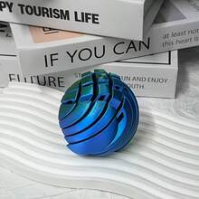 1pc 3D Printed Slime Ball, Colorful Stress Relief Gift, Suitable For Ages 14+, Stress Relief Slime Ball, Laser Gradient, Perfect For Holidays, Valentine's Day, Back To School, Birthday Gifts - Multicolor - View 9
