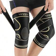 Copper Knee Braces With Strap For Knee Pain Women And Men(2 Pack), Knee Compression Sleeve For Arthritis, ACL, Meniscus Tear, Joint Pain Relief, Knee Support For Working, Running, Weightlifting - màu đen - Xem 1