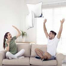 Utopia Bedding Throw Pillow Inserts (Pack Of 6, White), 16 X 16 Inches Decorative Indoor Pillows For Sofa, Bed, Couch, Cushion Sham Stuffer - ColorE - 查看 3