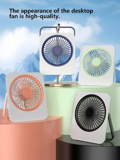 Fan Small Portable Desktop Mini Fan Desktop Fan Electric Fan Small Fan Office Quiet, Mother's Day Gift, Bedroom Decor, Garden, Kitchen Decor, Summer, Beach, Travel Essentials, Room Decor, Squishy, Graduation, Brazilian Valentine's Day, Brazil Valentine's Day, June 12 Valentine's Day, Love Gifts, Couple Gifts, Romantic Gifts, Anniversary Gifts, Gift For Boyfriend, Girlfriend, Present, Jewelry, Brazil June Celebrations