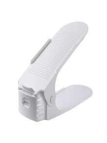 1pc Double-Deck Shoe Rack, Space-Saving Entryway Shoe Cabinet, Durable, Popular Limited Edition, Best Seller - Multicolor - View 15