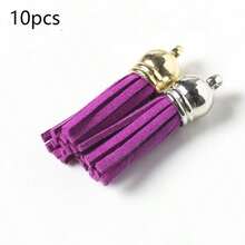 3cm Velvet Tassel Pendant Decor, Mini Tassel DIY Craft Supplies, Electroplated Tassel Wholesale - Gold - View 28