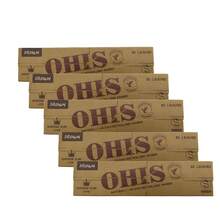 24 包 OHIS 高级 110MM 经典超薄卷烟纸，每包 32 张卷烟纸和 32 个滤嘴；天然木浆慢燃，深受手工卷烟爱好者的喜爱，也是母亲节、父亲节、情人节、圣诞节和其他重要节日的绝佳礼物选择。