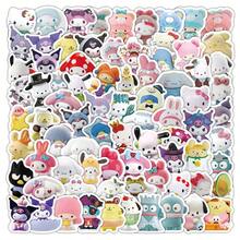 104 Sheets Cute Sanrio Doll Character Stickers Adorable Themed Decals For Journal DIY Craft Decor - 104PCS - View 10
