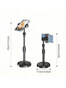 Adjustable Waterproof ABS Tripod Phone Holder, Suitable For Watching Videos And Live Streams. Good Support, Makes A Great Gift. - Multicolor - View 5