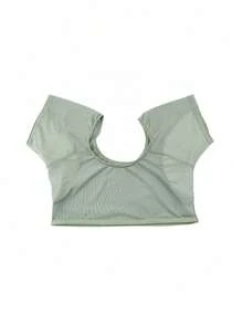 1件/2件装腋下吸汗背心，6种颜色可选，可水洗防汗背心，适合女性和女孩，黑色/白色衬衫垫，保护女性腋下，吸汗垫，透气服装 - 彩色 - 查看 22