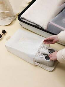 旅行鞋袋，便携式鞋袋，鞋子收纳袋，防水，大容量，鞋子整理器，运动手提袋。 - 彩色 - 查看 5