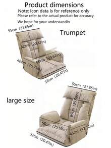 1pc Jacquard Stretch Office Chair Cover, Minimalist Universal Backrest All-In-One Office Nap Chair Slipcover, Home Stool Dining Table Seat Cover, Office & Household Chair Cover - Beige - View 4