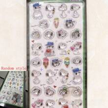 1pc Anime Cartoon Sticker, Cute Animal Kitten Sticker, Reusable Waterproof Sticker, DIY Craft Sticker, Suitable For DIY Phone Cases, DIY Sticker Notebooks, DIY Crafts, Laptops, Gift Packaging, Party Decoration, Perfect Holiday Gift, Gifts For Fans And Friends(Random Style)