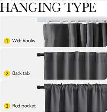 Patio Door Curtain Sound Blocking, Bedroom Privacy Room Divider Curtain Screen Partitions, Thermal Insulated Blackout Closet Sliding Door Curtain (1 Panel, 8.3ft Wide By 7ft Long, Gray) - 灰色(附可調式天花板軌道) - 查看 3