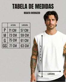 Oversized Tank Top For ADHD High-Performance Hypertrophy Training, Gym Rat, Bodybuilding - 白色 - 查看 3