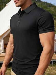 Summer Men's Fashion Casual Polo Shirt, Sports Outdoor Cycling Mountaineering Dating Short Sleeve, Gift For Boyfriend