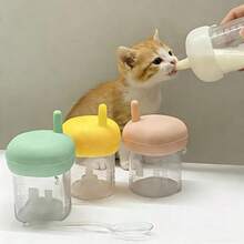 宠物喂奶瓶 - 模拟妈妈乳房的宠物喂奶瓶 - 婴儿防呛喂奶器，滴入口中。自动控制压力。 - 彩色 - 查看 3