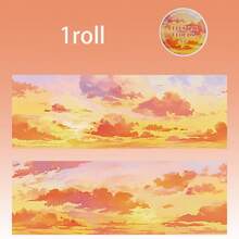 1 Cuộn/Gói Băng dính Washi PET chủ đề Mây Trời nhiều màu sắc tinh tế, Đồ dùng làm sổ lưu niệm, Phụ kiện sổ tay, Khung trang trí, Máy tính, Ốp điện thoại, Cốc, Tạp chí cũ, Hộp bút chì, Hành lý, Nhãn dán trang trí bàn làm việc, Nhãn dán cá nhân hóa, Đồ dùng học tập, Quà Giáng sinh, Quà tặng cho nữ, Người hâm mộ, Đồ dùng làm sổ lưu niệm, Nhãn dán văn phòng phẩm dễ thương, Đồ dùng làm sổ lưu niệm - Nhiều màu - Xem 13