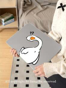 1 Piece, Quirky Duck Design | Frosted Acrylic Ultra-Thin Laptop Case | Compatible With Air13 2025/Pro16 M3 M2 | Fingerprint-Resistant, Shockproof, And Heat-Dissipating | An Essential Protective Case For Office And Study Use. - Multicolor - View 10