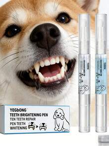 YEGBONG Pet Teeth Cleaning Brush, Dog & Cat Dental Plaque & Tartar Remover Cleaning Tool - Multicolor - View 1