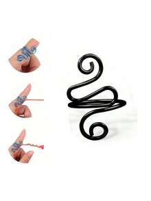 Vòng điều chỉnh độ căng sợi móc, vòng điều chỉnh độ căng sợi móc tiện dụng cho người thuận tay trái và tay phải, vòng dẫn hướng sợi, dụng cụ móc len, vật dụng thiết yếu cho việc làm thủ công tại nhà. - Nhiều màu - Xem 9