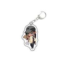 Acrylic Double-Sided Keychain With Anime/Manga Character Design, Anime Merchandise Decorative Pendant, Anime Figure/Statue/Model, Perfect Gift For Fans, Holiday/Birthday/Christmas Gift - Multicolor - View 9