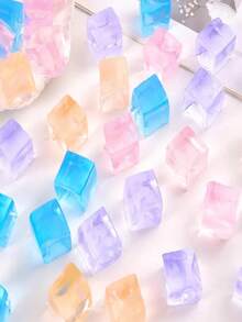 2/4/6/8/10/15/20/25/30个装果冻方块套装，橡胶材质，成人新奇玩具，适合万圣节、生日礼物、礼品袋填充物 - 彩色 - 查看 4