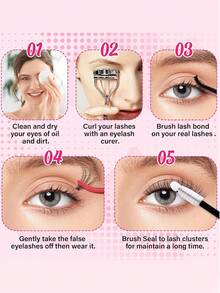 640片睫毛簇,30D+40D+50D,DIY睫毛嫁接,仿貂毛假睫毛 - 高级D卷蓬松自然浓密单根睫毛簇,适合DIY睫毛嫁接 - 可重复使用,轻便易戴,适合旅行、日常佩戴(适合初学者)、婚礼、约会、派对、节日,也是很棒的圣诞节/万圣节/礼物睫毛套装。 - D - 查看 10