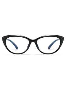 1pc Women's Cat Eye Fashion Non-Prescription Glasses, Retro Chic Item