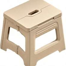 Foldable Shower Stool, For Leg Shaving, Plastic Shower Foot Stool, For Indoor Shower, Non-Slip Foot Stool, Small Folding Foot Shaving Stool, Travel/Bathroom Shaving Stool - White - View 8