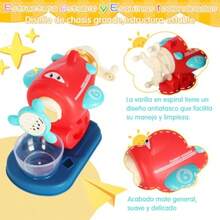 NEW HIFILUZ 48 PCS Cocina de Juguete para Niña Aviones Fideos DIY Set Juguetes para niñas Kitchen Creations con 8 * 2 Plastilinas de Diferentes ColoresRodillo Regalo para s y niñas 3 años - 48 piezas de bricolaje Mquinadefideosdeavin - Ver 2