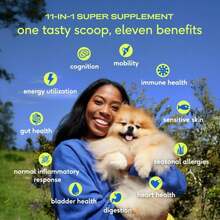 Native Pet Dog Vitamins &Amp; Supplements - 11-In-1 Vitamin Powder For Dog Food Topper - Collagen, Glucosamine, Probiotics, Omega &Amp; More- Supports Healthy Gut, Mobility &Amp; Overall Health - 30 Scoops - ColorA - 查看 2
