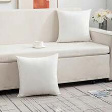 1PC/2PCS/4pcs/Set Sleek Marble Pattern Plush Pillow Cover - 18x18 Inches (Multiple Sizes Offered), Zippered Closure, Farmhouse Square Sham, Chic Decor Accent For Home/Living Room/Bedroom/Car/Hotel/Patio (Pillow Inserts Not Included) - 彩色 - 查看 5