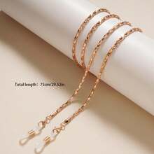 Metal Eyeglasses Chain, Hollow Out Eyewear Lanyard, Anti-Slip Anti-Drop Cord, Mask Chain, The Best Valentine's Day Gift, Fashionable Frontier