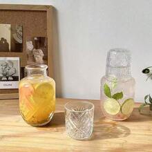 Bộ ấm trà và tách trà thủy tinh thanh lịch - Ấm trà và tách trà với họa tiết lá tinh tế, nắp thủy tinh - Lý tưởng cho trang trí nhà cửa, đồ dùng văn phòng, vật dụng cần thiết trong phòng ngủ, đồ thủy tinh trang trí và bộ đồ uống cao cấp. - Nhiều màu - Xem 11