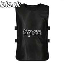 6pcs Basketball/Football Training Jerseys, Match Uniforms, Team Wear, Sports Tops, Promotional Vests With Numbers, Suitable For Kids & Adults/Football Bibs/Fighting Vests/Basketball Jerseys/Casual Company Team Building, Banquet/Christmas, Halloween, Thanksgiving/Sanitation Worker Uniforms/Youth Spring Tour Jerseys