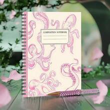 Sổ tay 100 trang với thiết kế gáy xoắn độc đáo chủ đề đại dương, thích hợp để sắp xếp bài tập, kế hoạch học tập và công việc. - A5 - Xem 2